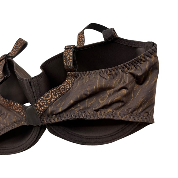 Prima Donna Twist | Penn Station Balcony Bra Brown Zebra Size 40E - Picture 9 of 11